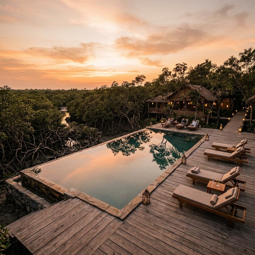 Resort swimming pool